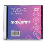 Midia Dvd-r Gravavel Maxprint 4.7 Gb - 120 Min - 16x - Slim