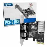 Placa Pci-e 2p Usb 3.0 + 19 Pinos Painel Front 3.0 Ref: Kp-t106
